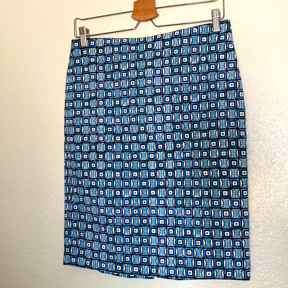 Pencil skirt Ann Taylor Factory Size 4 Cotton/Rayon Blend